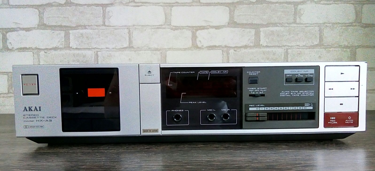 AKAI HX-A3 Stereo Cassette Deck 1984-86