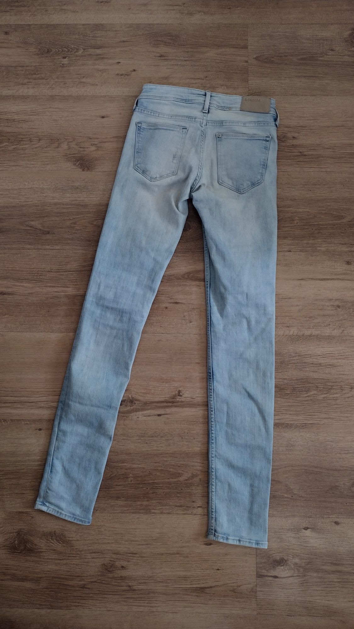 Spodnie jeansowe jasnoniebieskie XXS/XS
