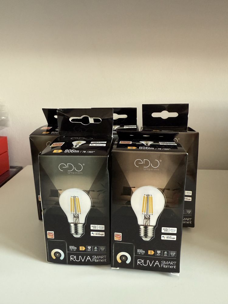 Smart żarówka WiFi LED Filament E27 806lm – Edo Ruva Nowa Kraków