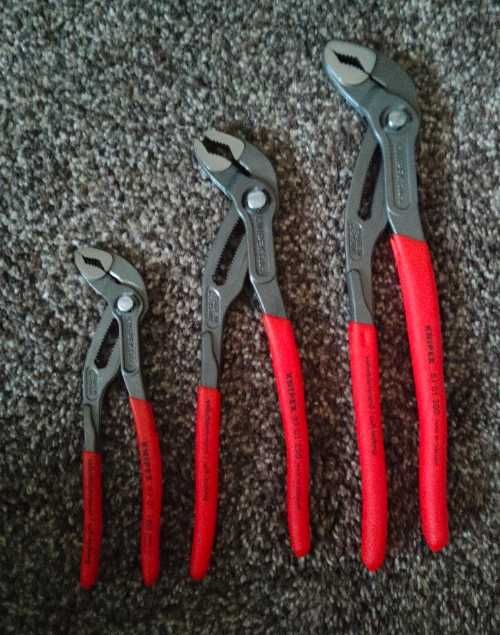 Професійний набір плоскогубців Knipex Cobra 3 шт 00 20 09 V02