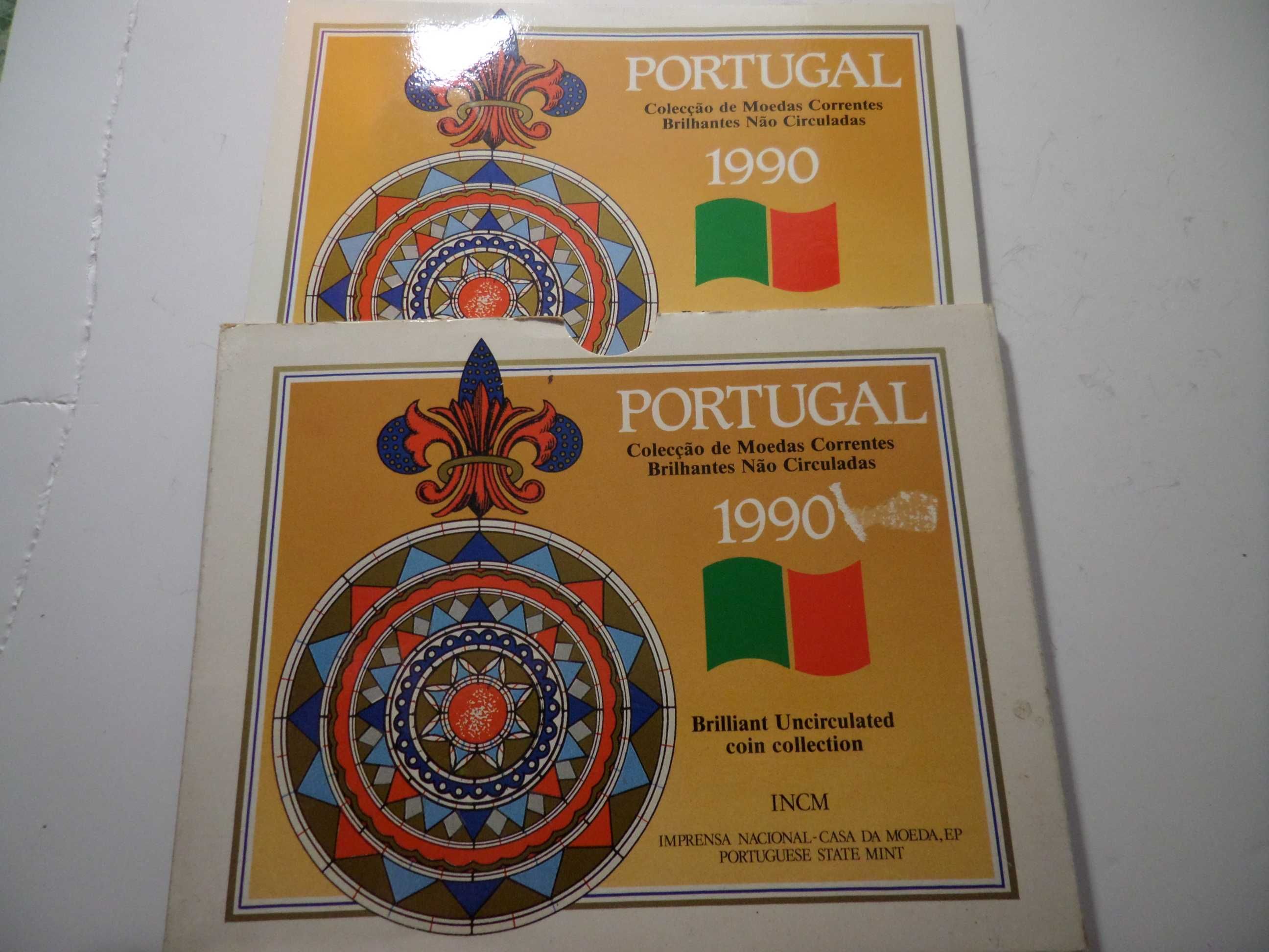 Série BNC , moedas correntes 'Escudos' , Ano 1990