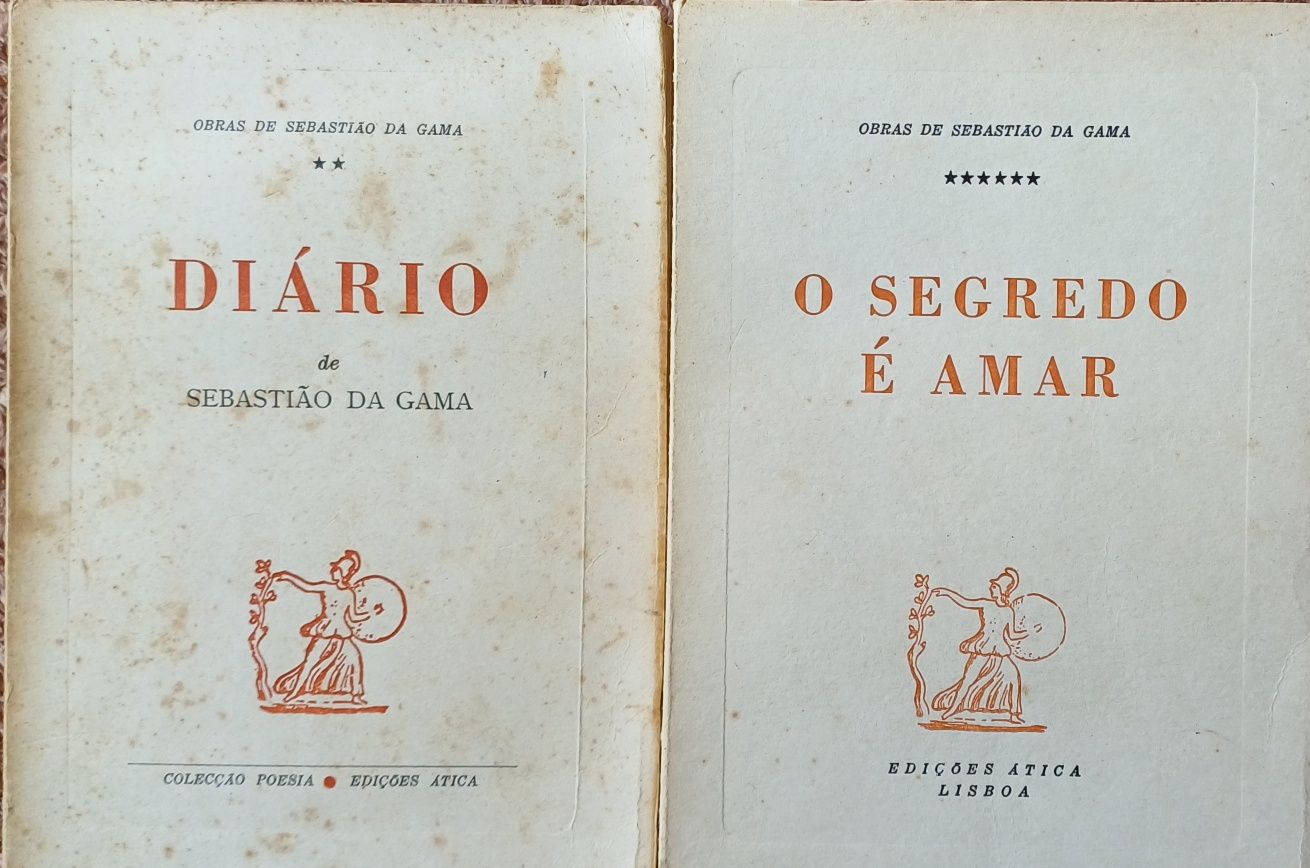 Sebastião da Gama 2 Livros Antigos