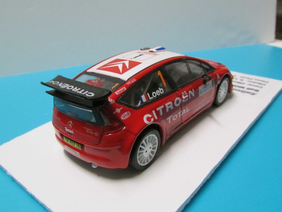 Citroen C4 WRC #1 (Loeb) : Winner Rally Monte Carlo 2008 - Altaya 1/43