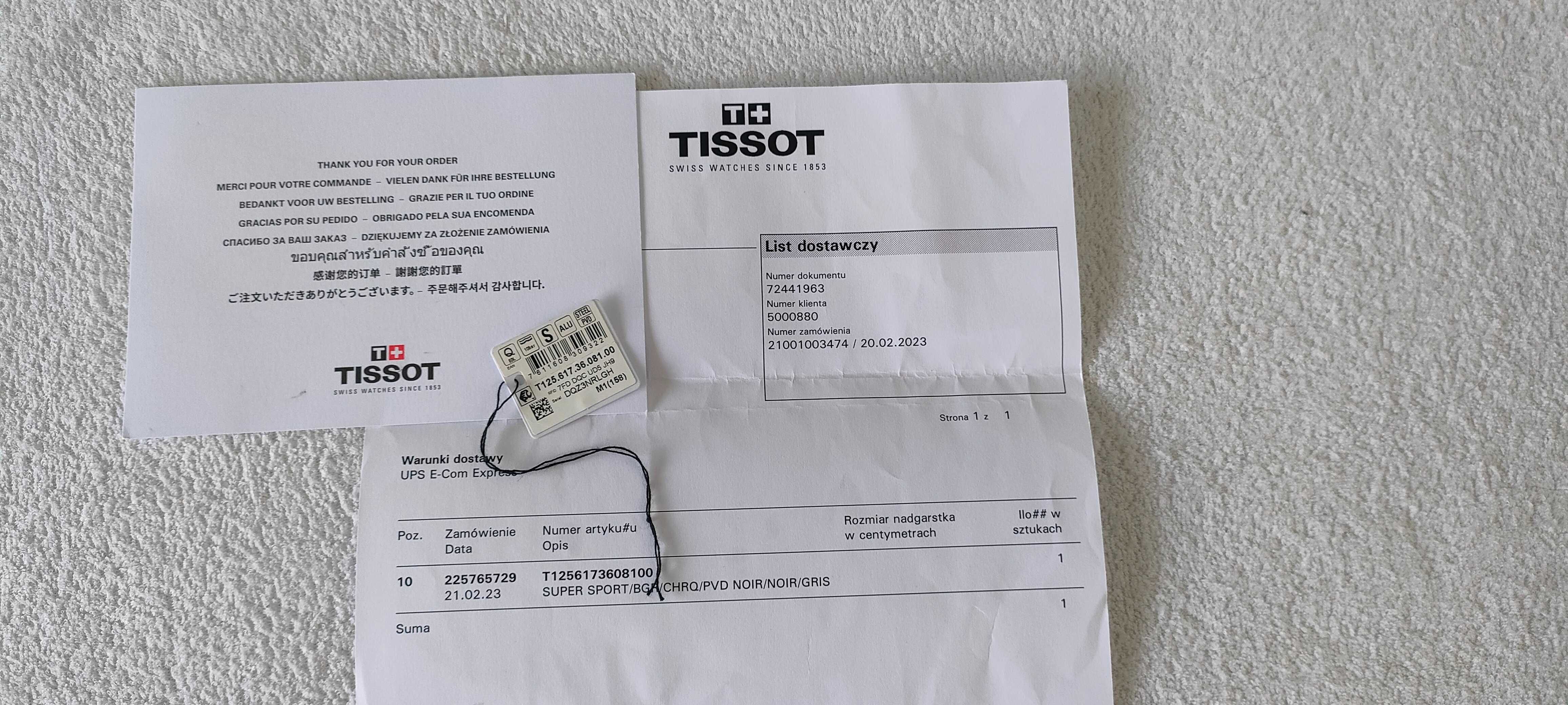 Tissot Supersport Chrono Basketball Edition