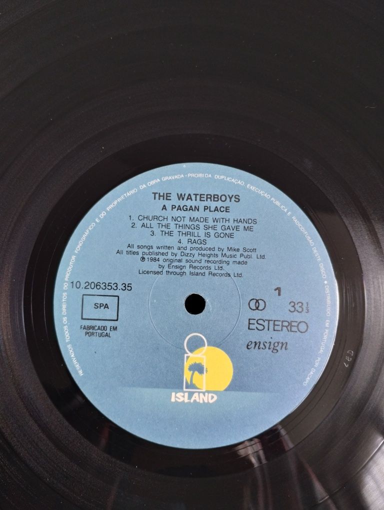 Disco Vinil LP, The Waterboys, A Pagan Place