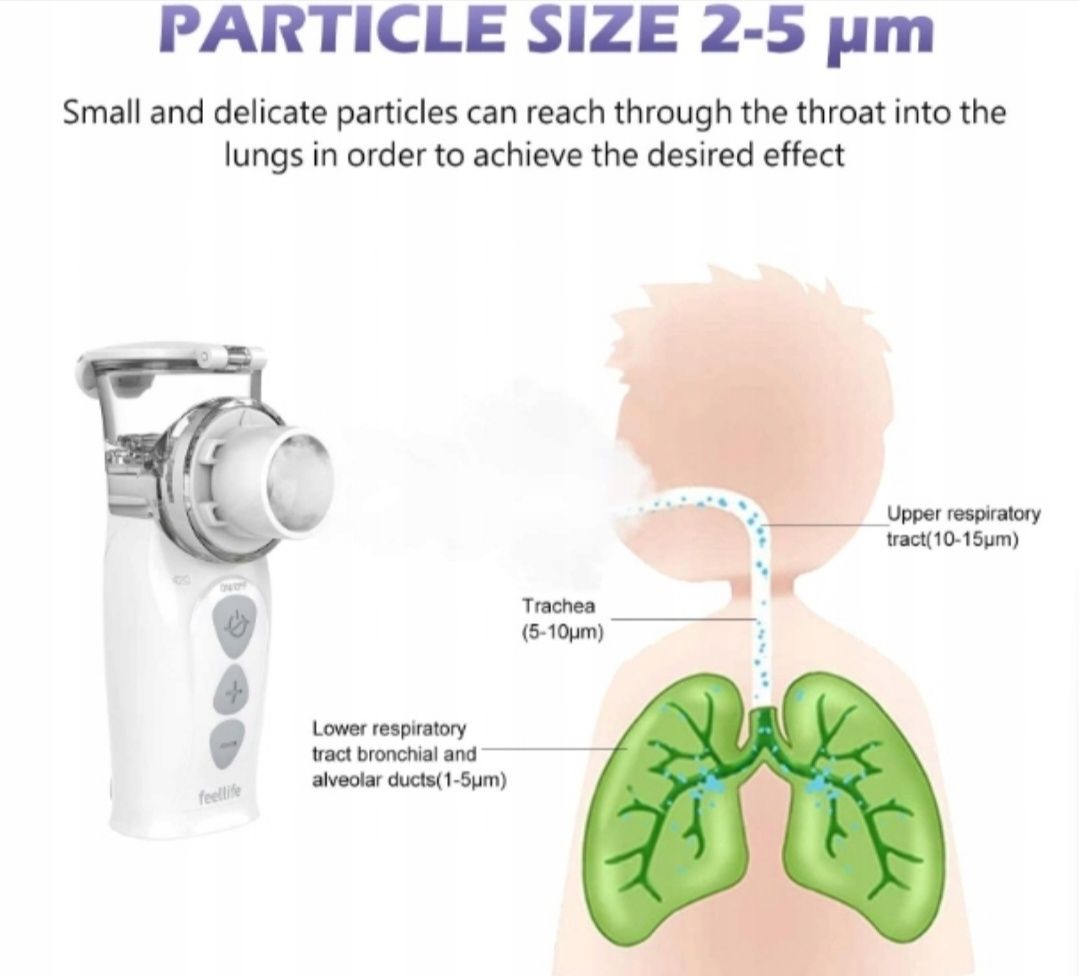 Przenośny inhalator Nebulizator Feellife Air Pro VIII