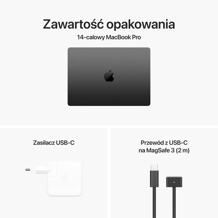 NOWY Apple MacBook Pro 14 M3 Pro 18GB RAM 1TB 18GPU PL GW-3LATA! FV23%