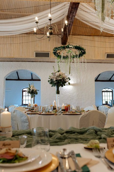 Tiul, materiał 1.6m x 7.5m dekoracja wesele ślub