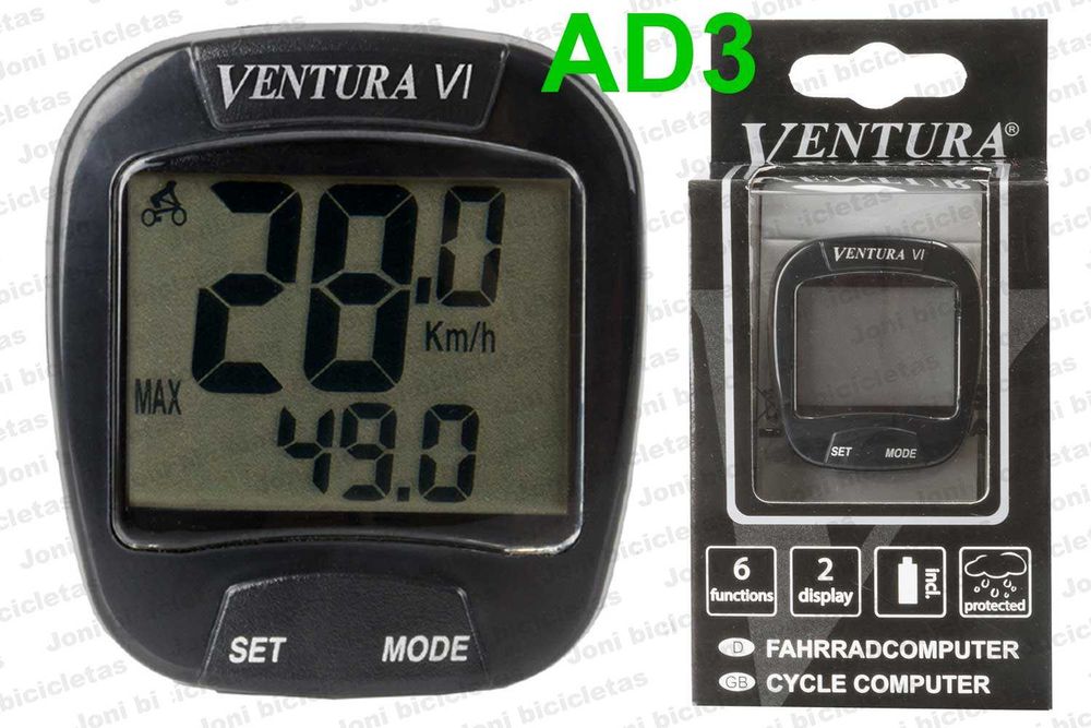 Computador de bicicleta (velocímetro, conta-quilómetros,etc)