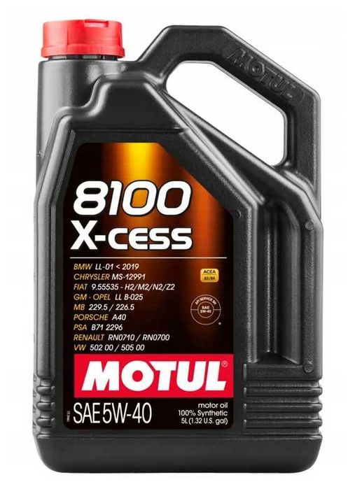 Olej silnikowy Motul 5 l 5W-40 X-CESS 102870