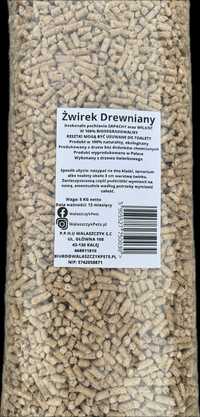 Żwirek Drewniany 5kg 10l Dla Gryzonia Królika Kota