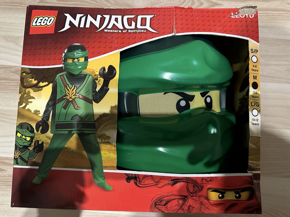 Kostium Lego Ninjago Lloyd, M 7-8 lat