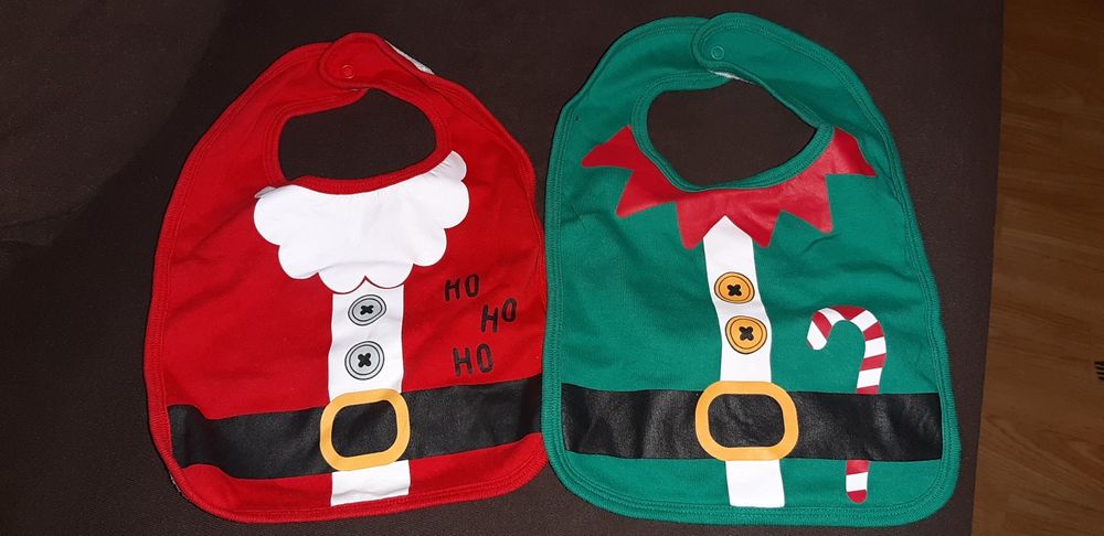 Śliniaczki-2 sztuki-święta