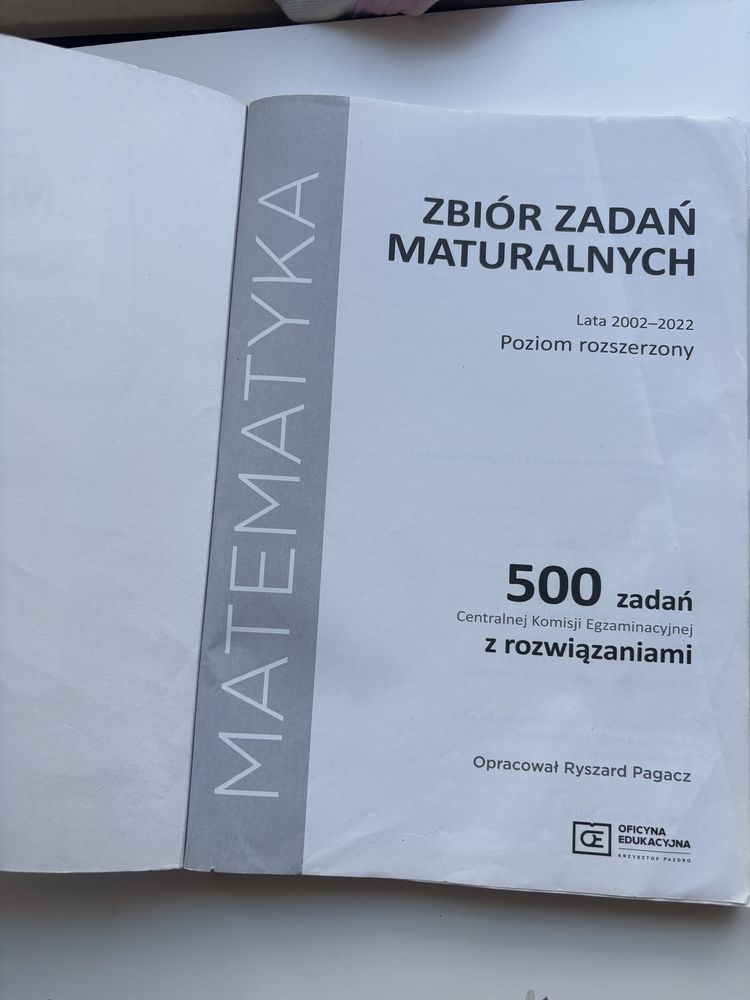 Zbiór zadań maturalnych Pazdro poziom rozszerzony