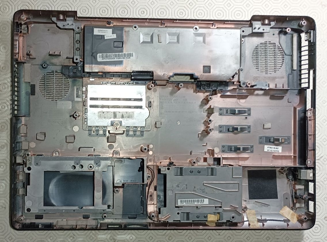 Portátil Toshiba P200 e P300 - Componentes