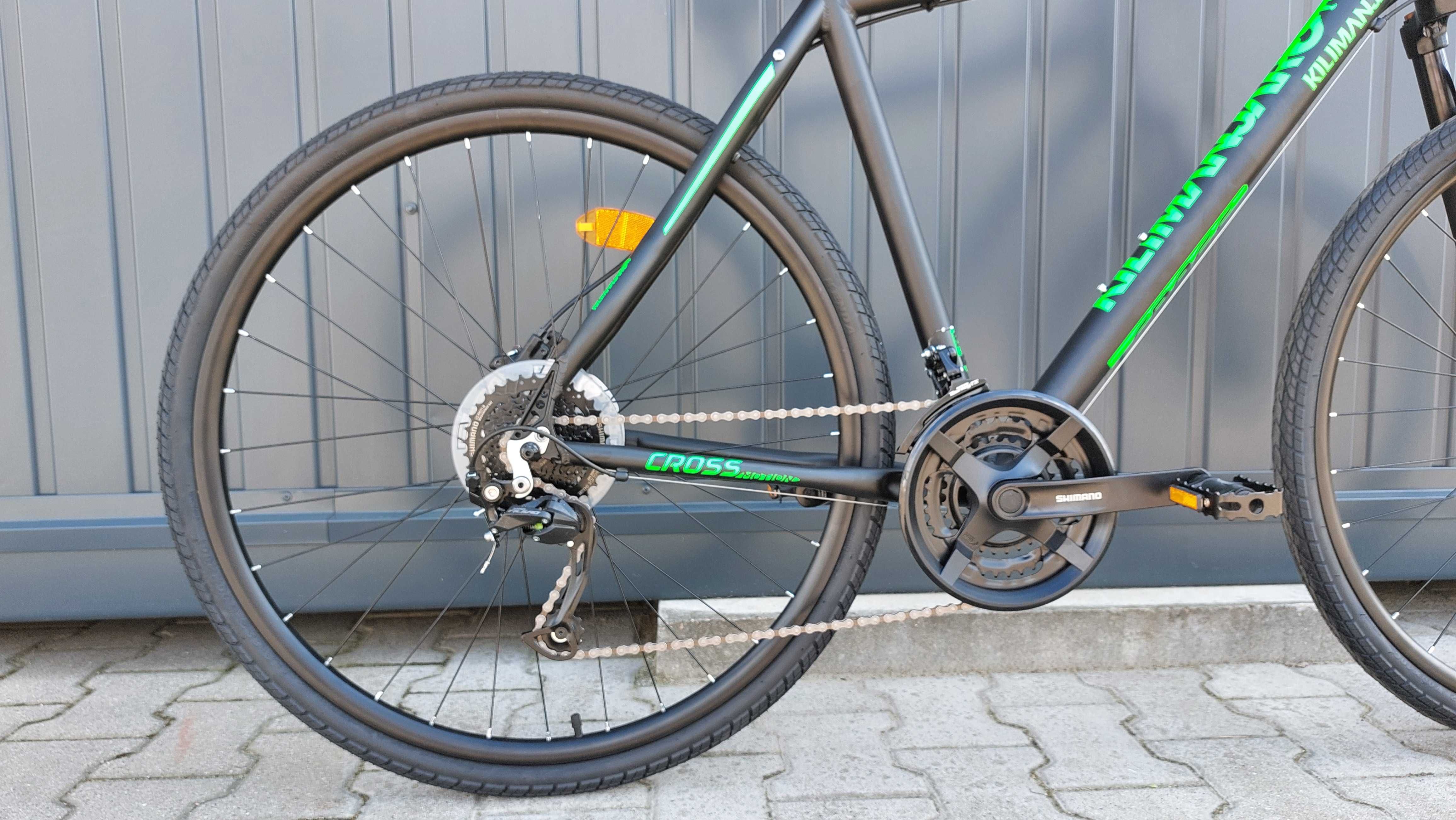 rower górski męski MTB CROSS KILIMANJARO 28" rama 56 cm, z ekspozycji