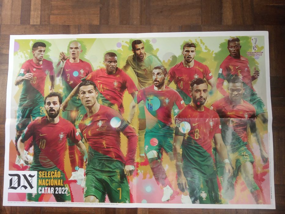 Poster de Portugal.com calendarios dos jogos no verso.
Novo.