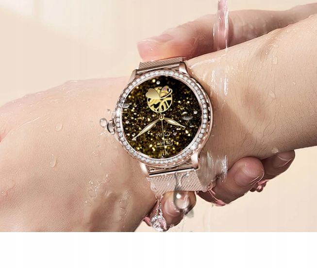 Smartwatch Elegancki Zegarek Damski Polskie Menu 2 Paski