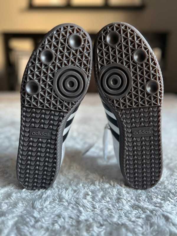 New Buty /Samba og*/ adidas_White-Czarne paski / uniseks/ r.41