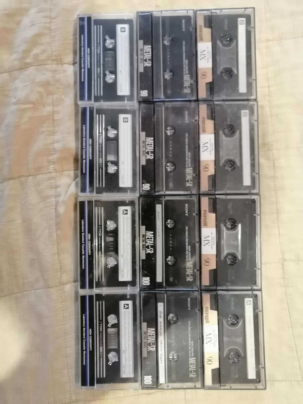 Аудиокассеты с лентой металл