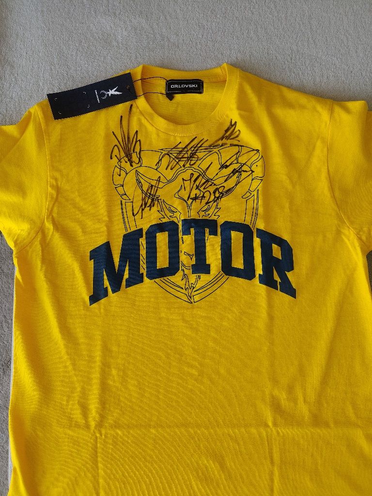 Koszulka Motoru Lublin z autografami żużlowców