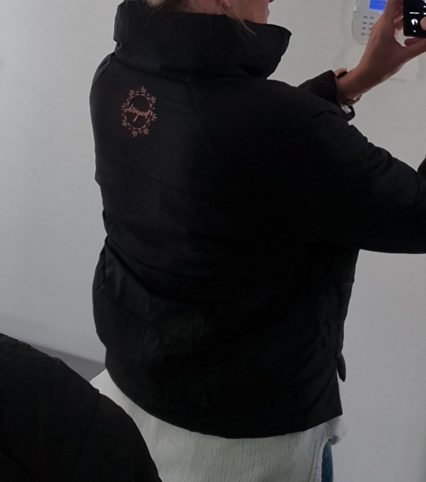 Kurtka nowa Desigual czarna rozmiar s 36 oryginalna czarna oversize