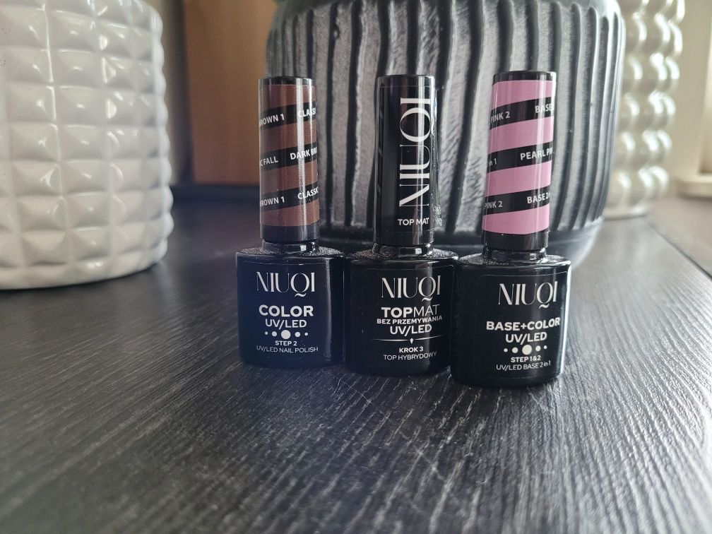 Nowe lakiery Niuqi base+kolor+top