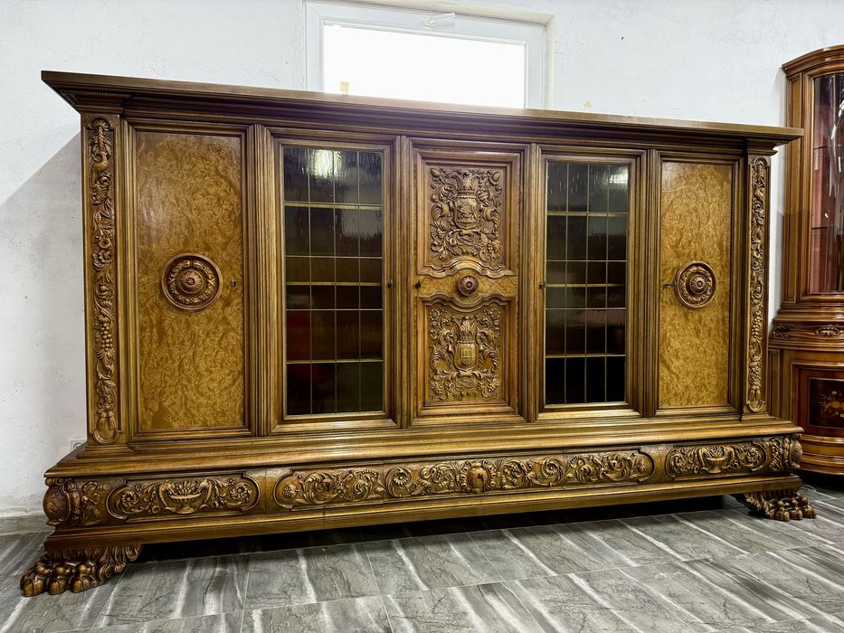 Антикварні меблі, дубова шафа, бібліотека, книжкова шафа, комод, буфет