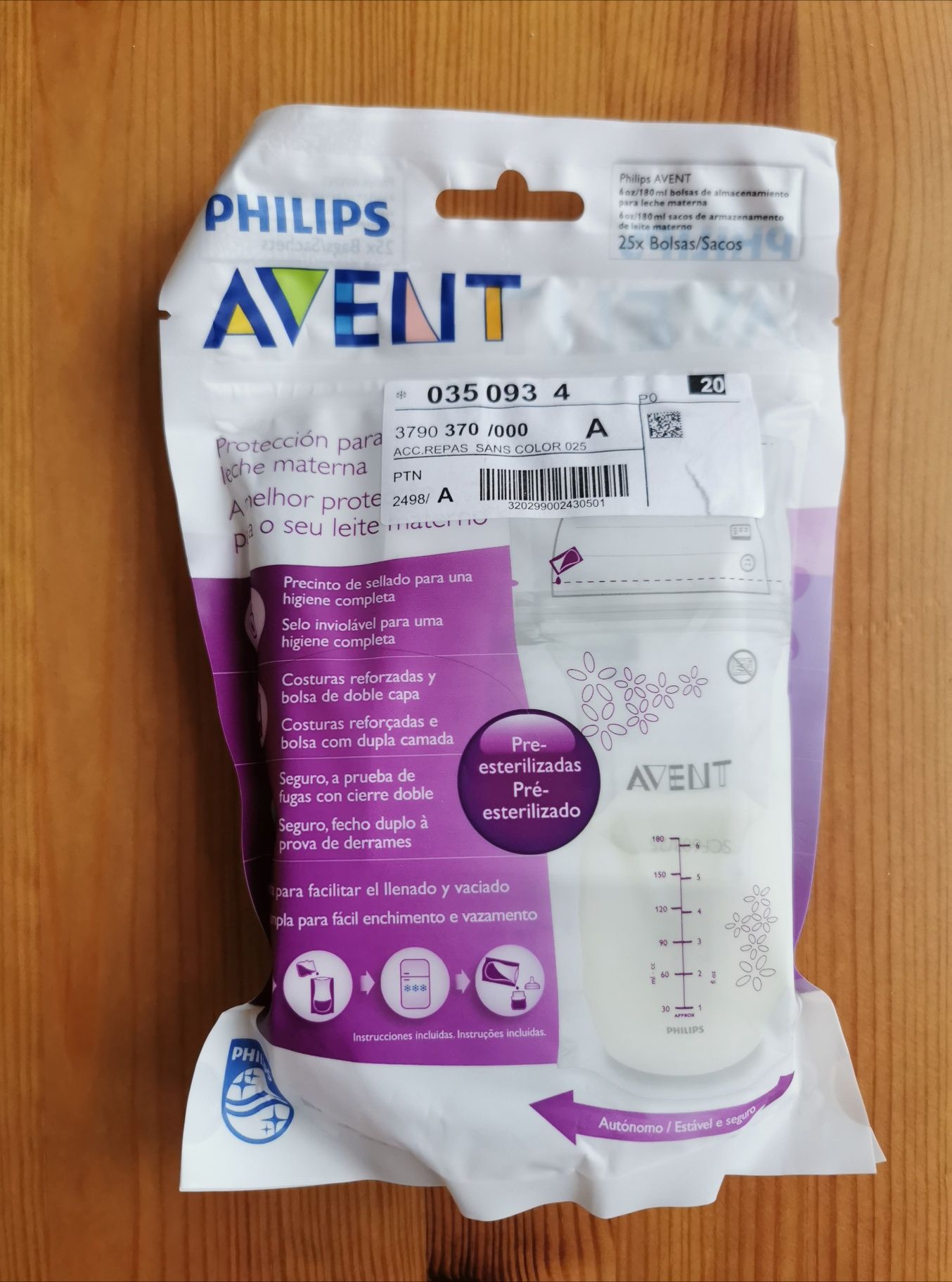 Philips Avent Sacos Leite Materno X25