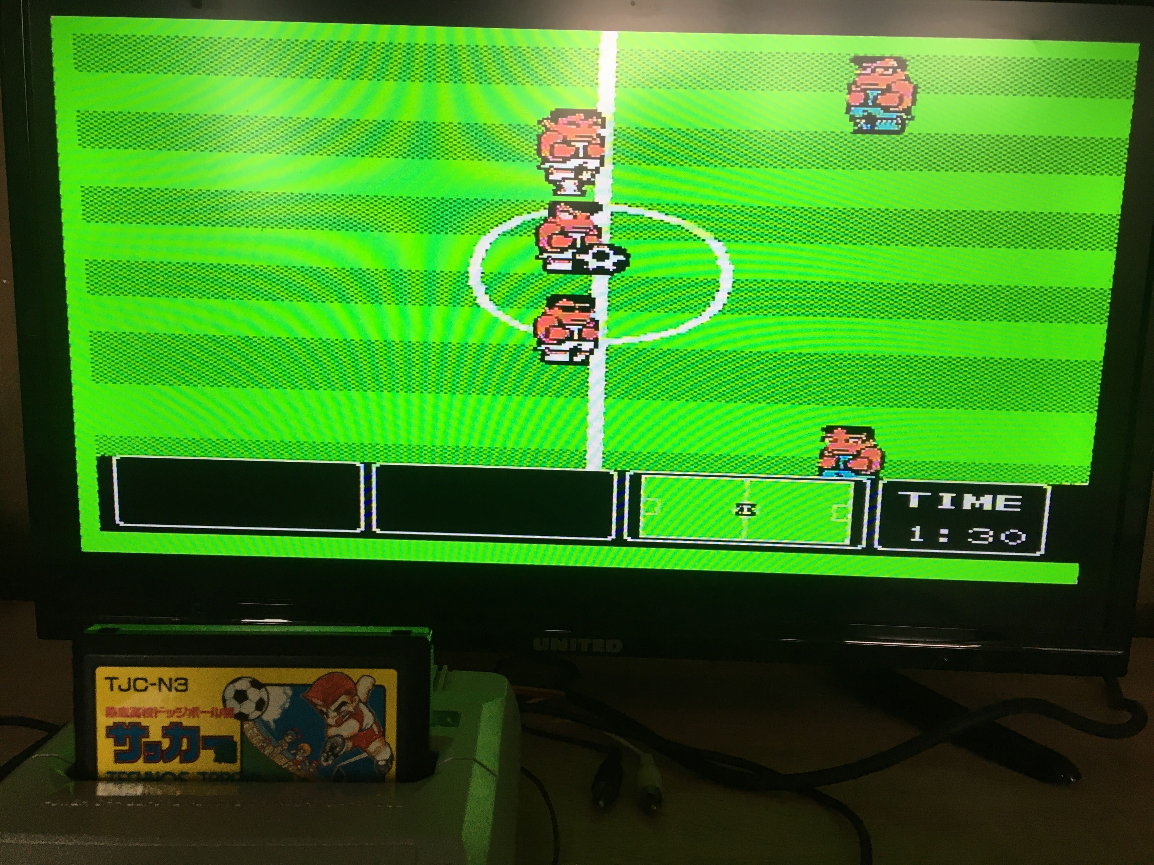 Pegasus gry Kunio Kun Heroe’s Soccer. Oryginalna famicom