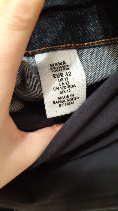 Spodnie ciążowe dwie pary