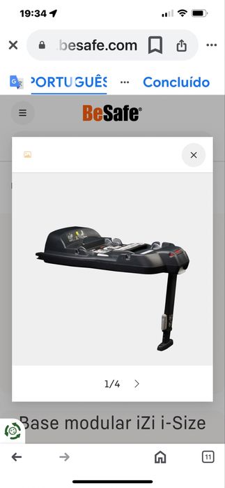 Carrinho de bebé com acessorios