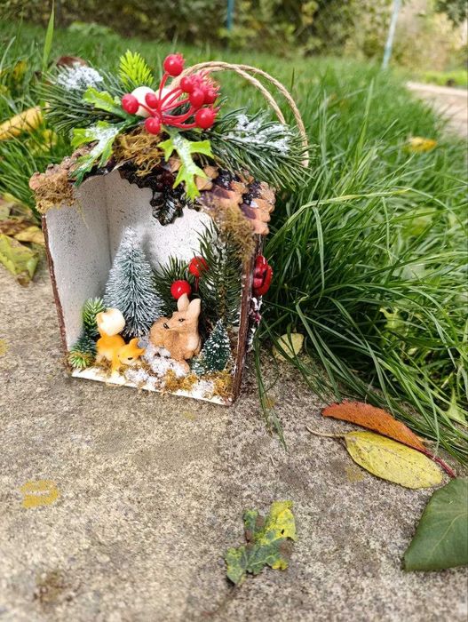 Новорічний декор на ялинку, на стіну, Різдвяна декорація