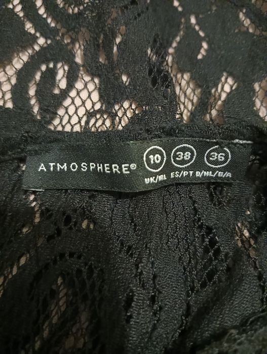 Kombinezon koronkowy czarny Atmosphere rozmiar S /M