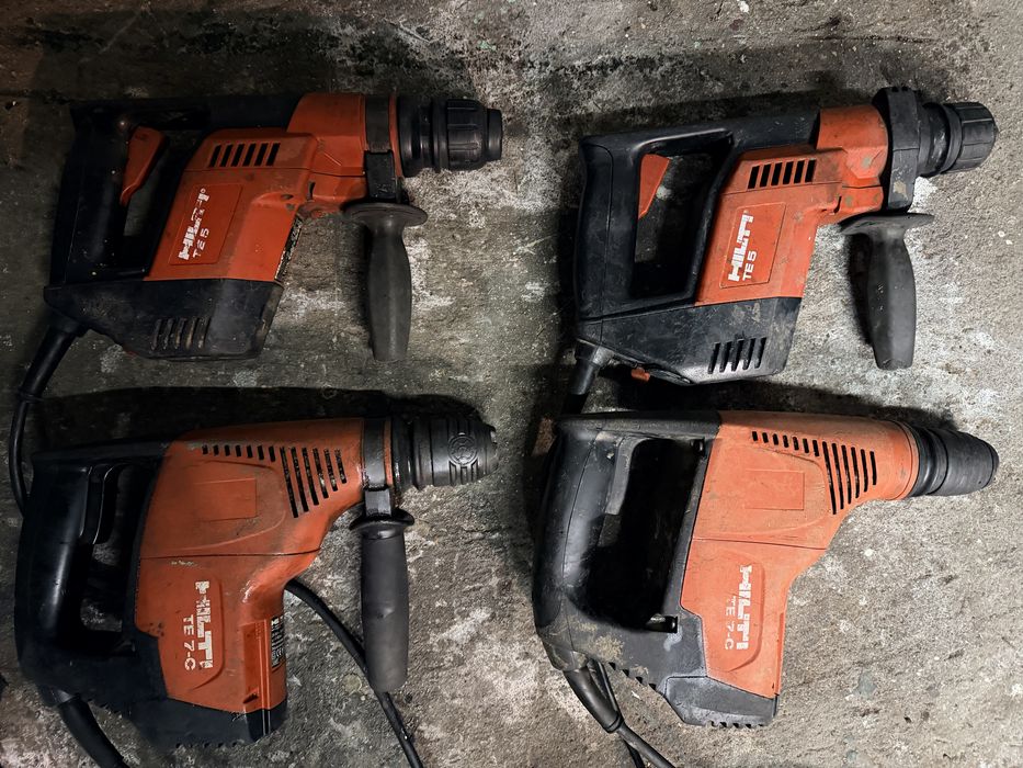 Młotowiertarki Hilti TE 5, TE 7-C zestaw,pakiet