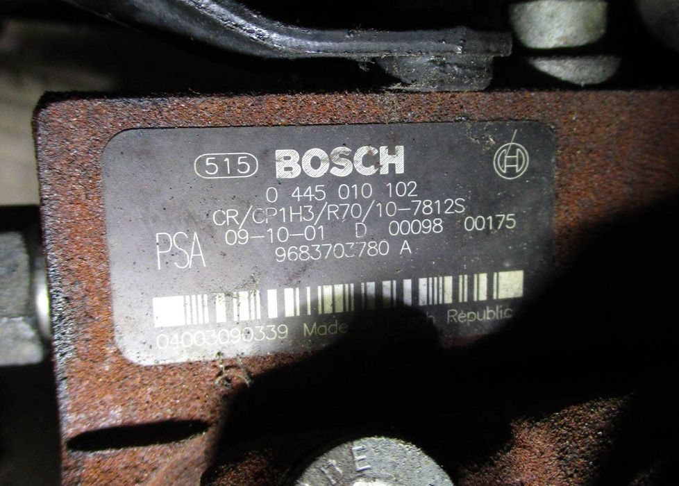 Alta pressão para Ford Focus 1.6 tdci 7M5Q G8DB 200.9 968.370.378.0A