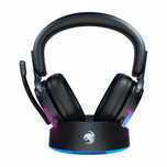 słuchawki bezprzewodowe nauszne roccat syn max air ze stacją dokującą