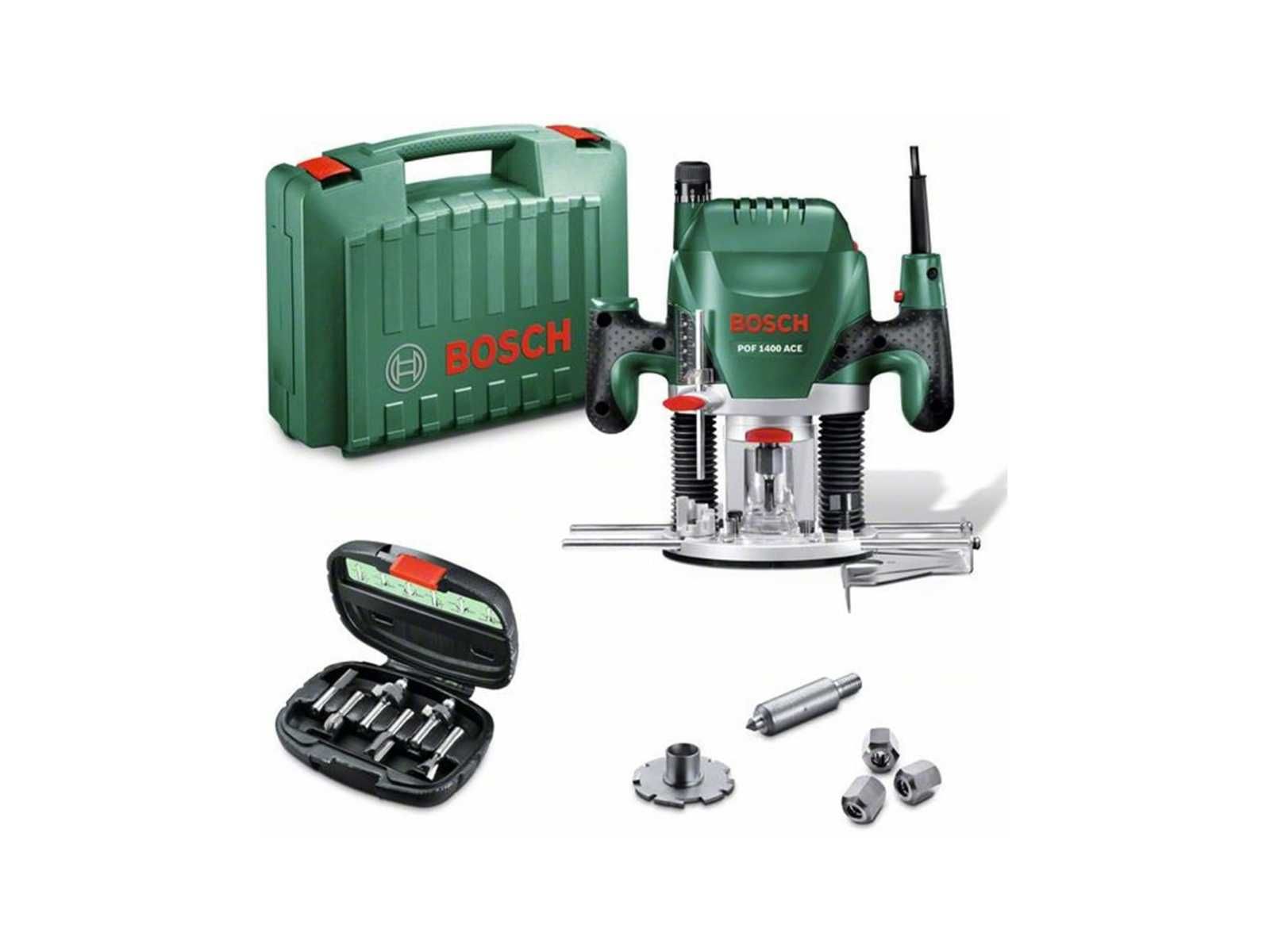 Frezarka górnowrzecionowa Bosch 1400 W + WALIZKA