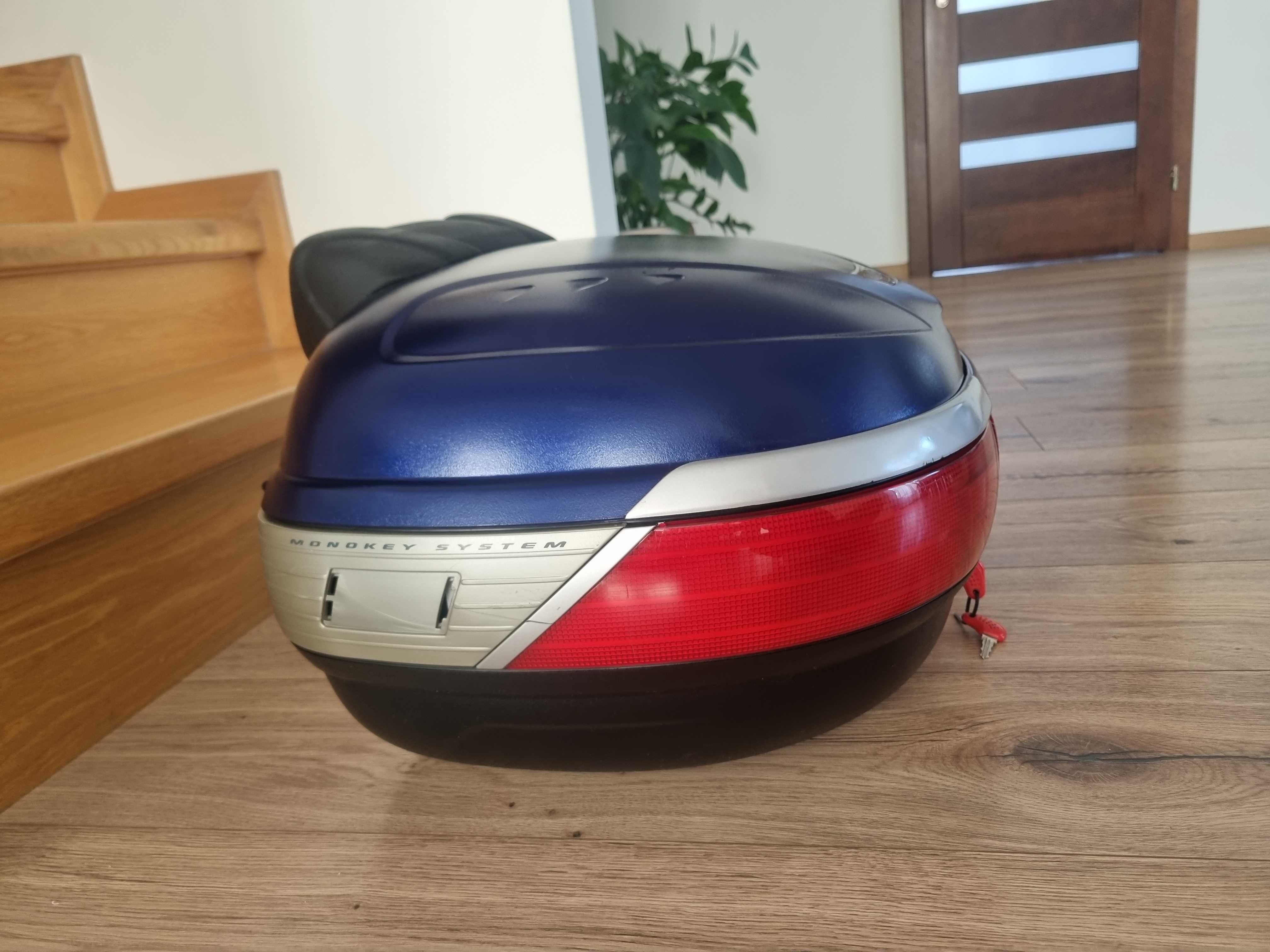 Kufer GIVI E52 Maxia II Monokey 52 L 2 Kaski + Oparcie Pasażera Kappa