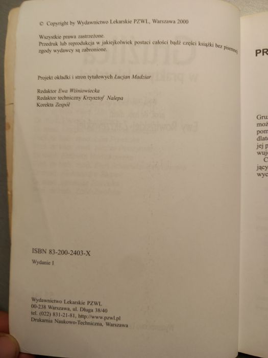 Gruźlica w praktyce lekarskiej- E. Zakezewska, 2000