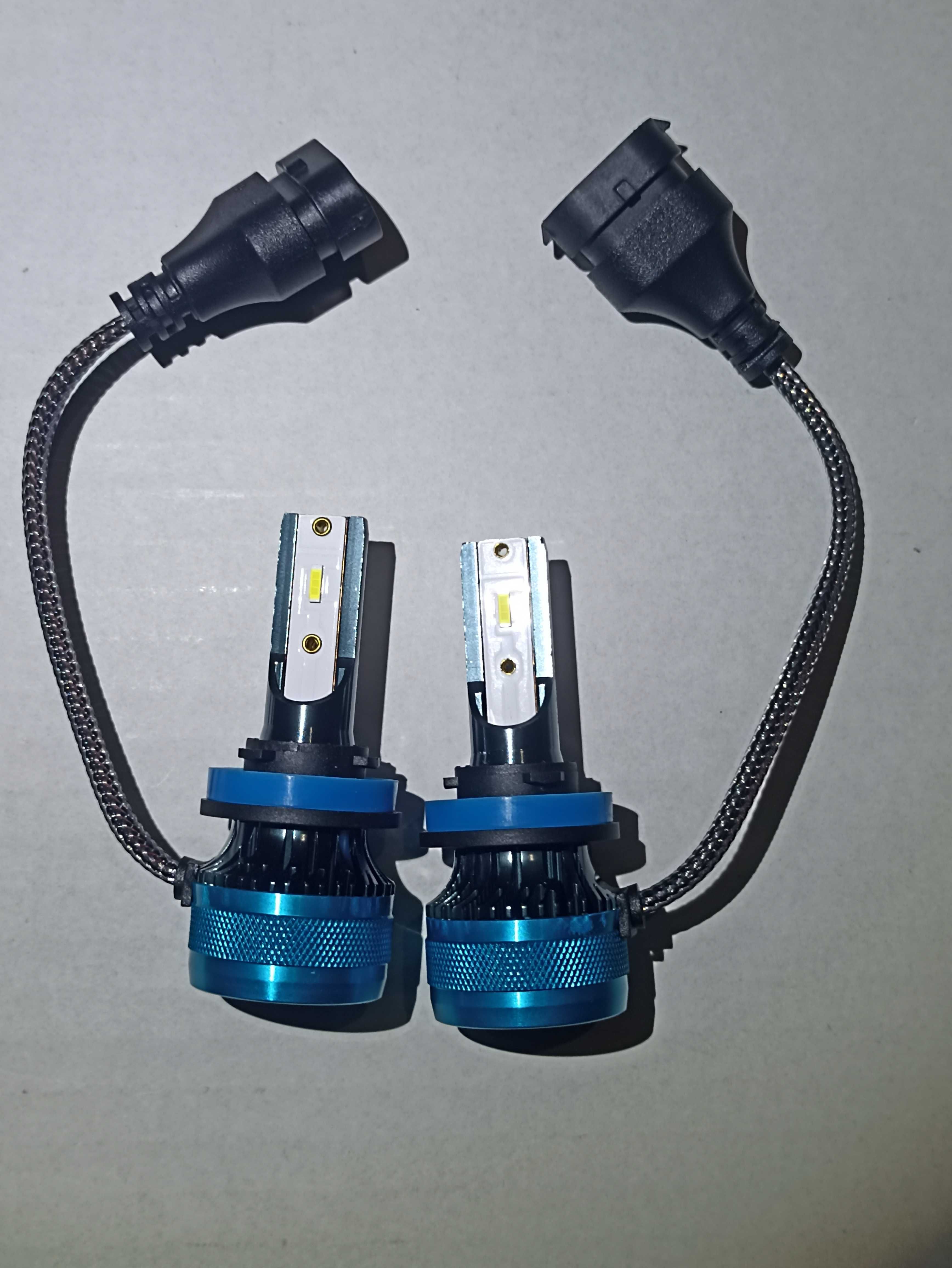 Светодиодные LED лампы H8,Н9,H11 свет ближний/дальний/противотуманки