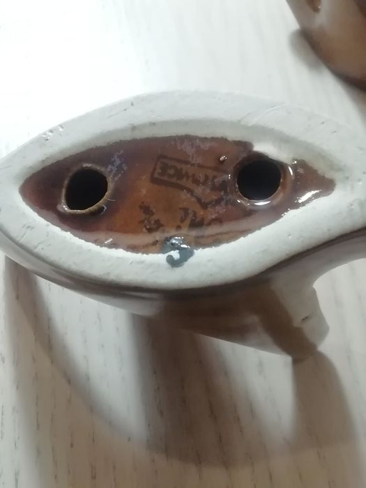 Ceramika mirostowice - serwetnik rogi maly