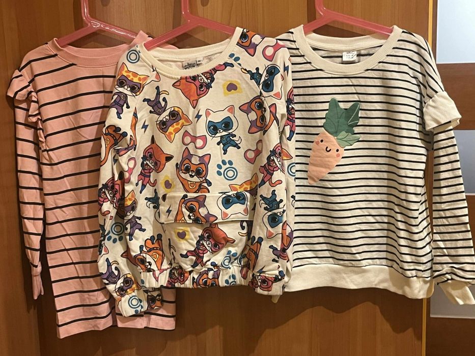 Paka ubrań dla dziewczynki 128-134.Sztuk 67 /cena 4 zł za sztukę