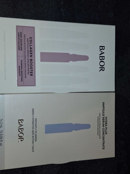 Dr Babor Collagen Booster i Hydra Plus ampułki 14 sztuk
