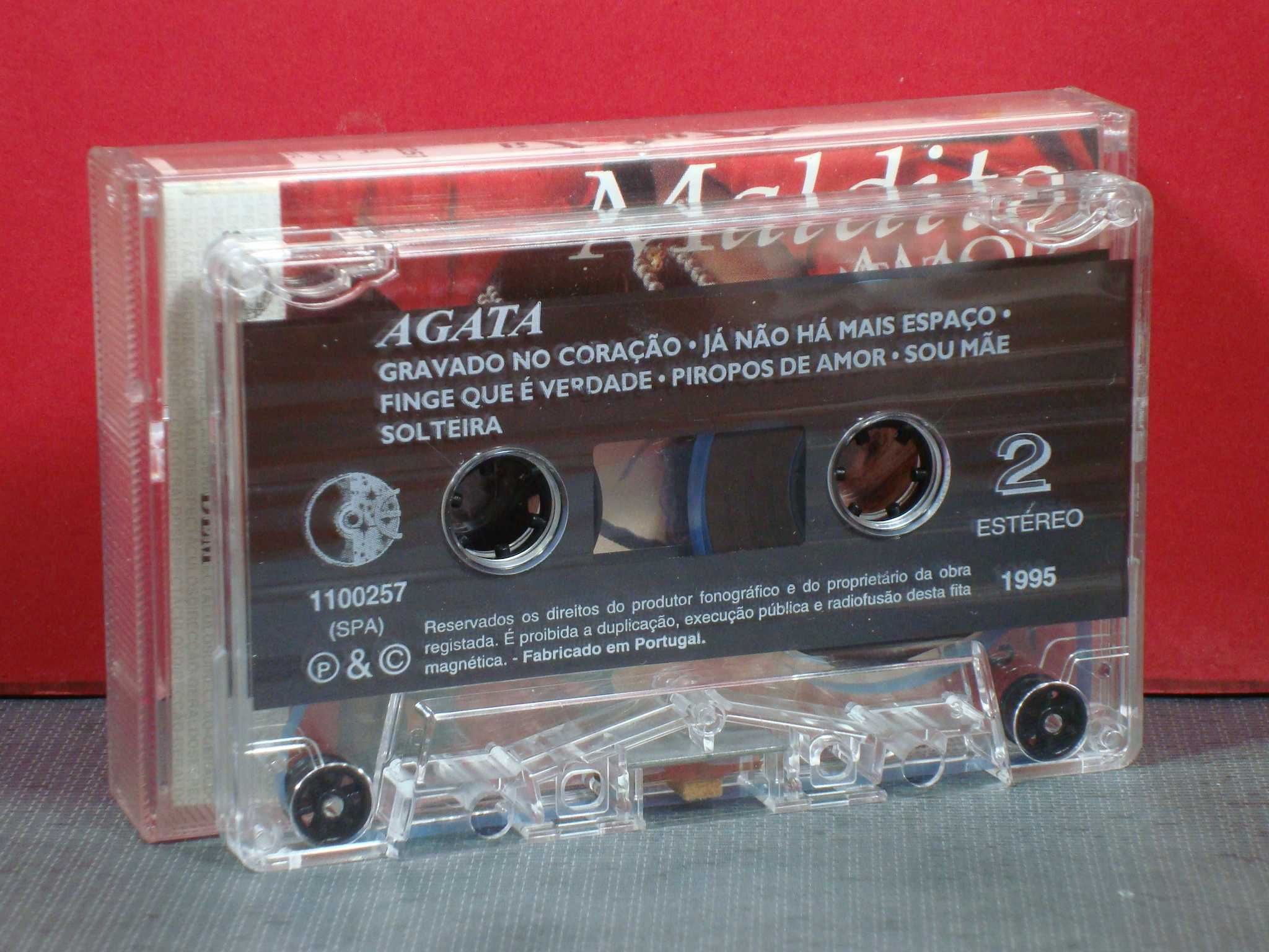 Ágata ‎- Maldito Amor / Cassete / Near Mint