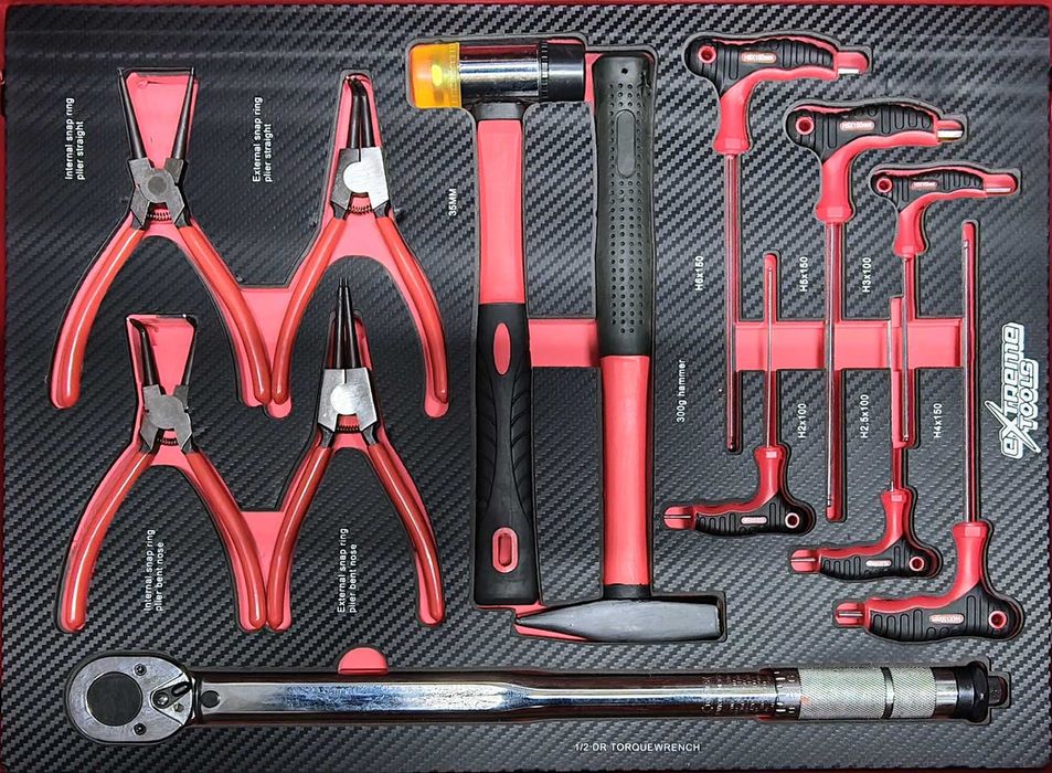 Conjunto de Chaves com espuma EVA 266 Peças