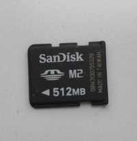 Карта памяти SanDisk 512 MB Memory Stick Micro (M2)