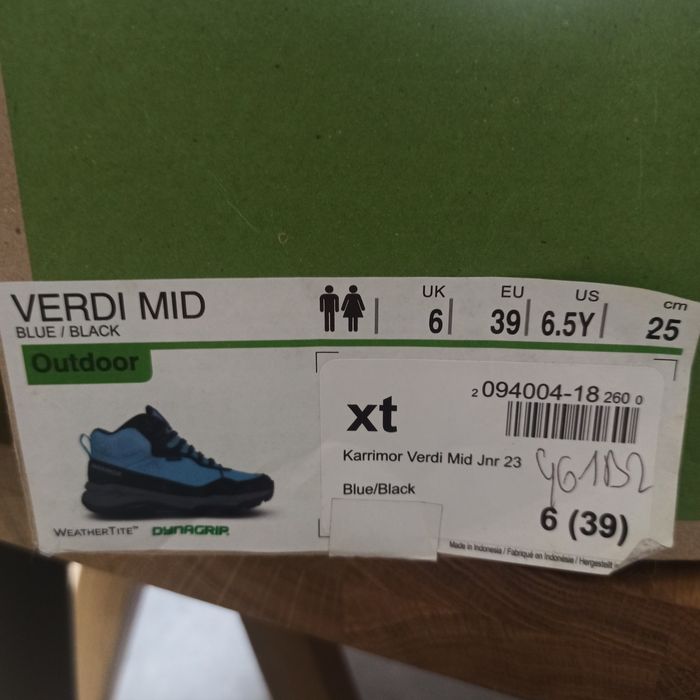 Karrimor buty zimowe młodzieżowe 39