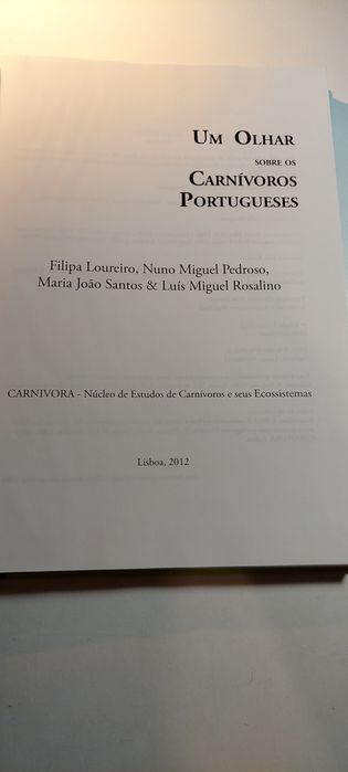 Um Olhar sobre os Carnívoros Portugueses (2012, Lisboa)