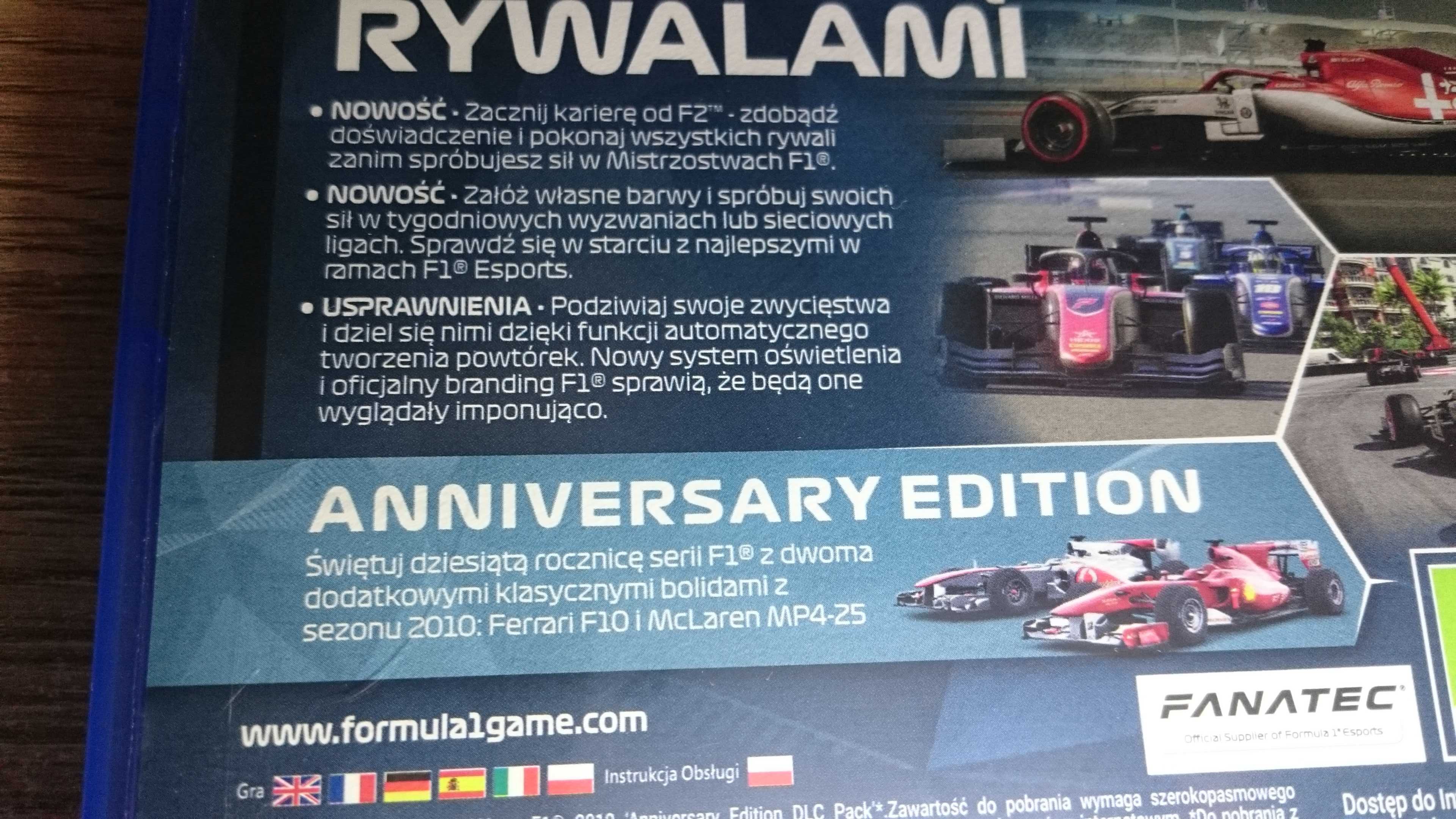 F1 formuła 1 2019 ps4 playstation 4 need speed forza turismo Kubica